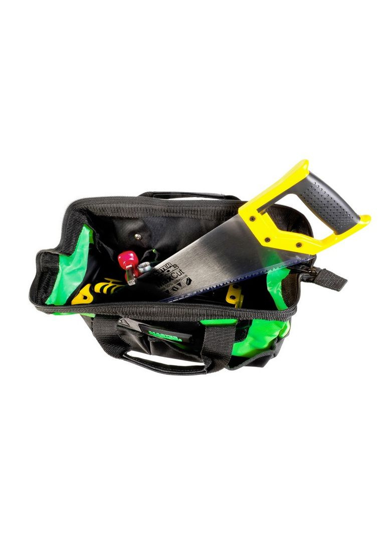 Сумка для інструментів 360х210х260 мм 8 кишень пластикове дно 1680 DEN 79-1914 Mastertool (365626701)