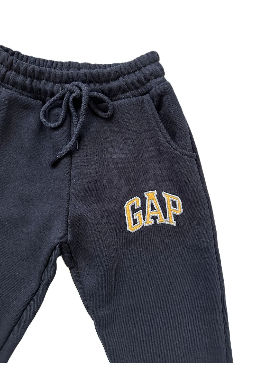 Костюм худі на блискавці + джогери жовто-темно-синій Gap (303628102)