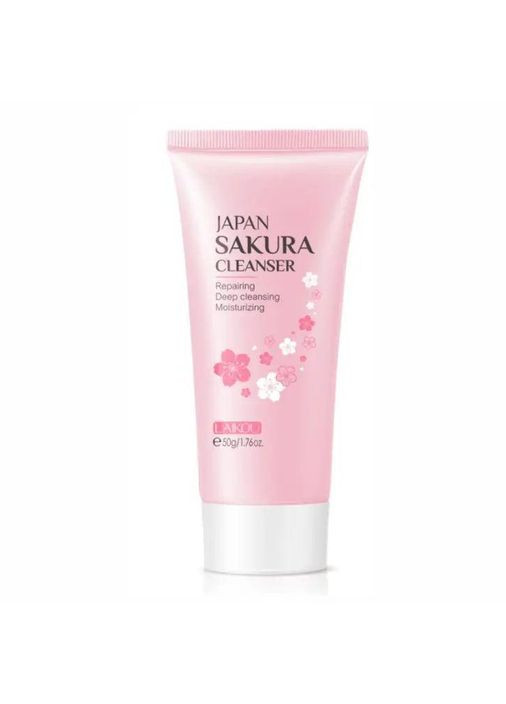 Пенка для умывания с экстрактом сакуры Japan Sakura Cleanser, 50мл Laikou (354798899)