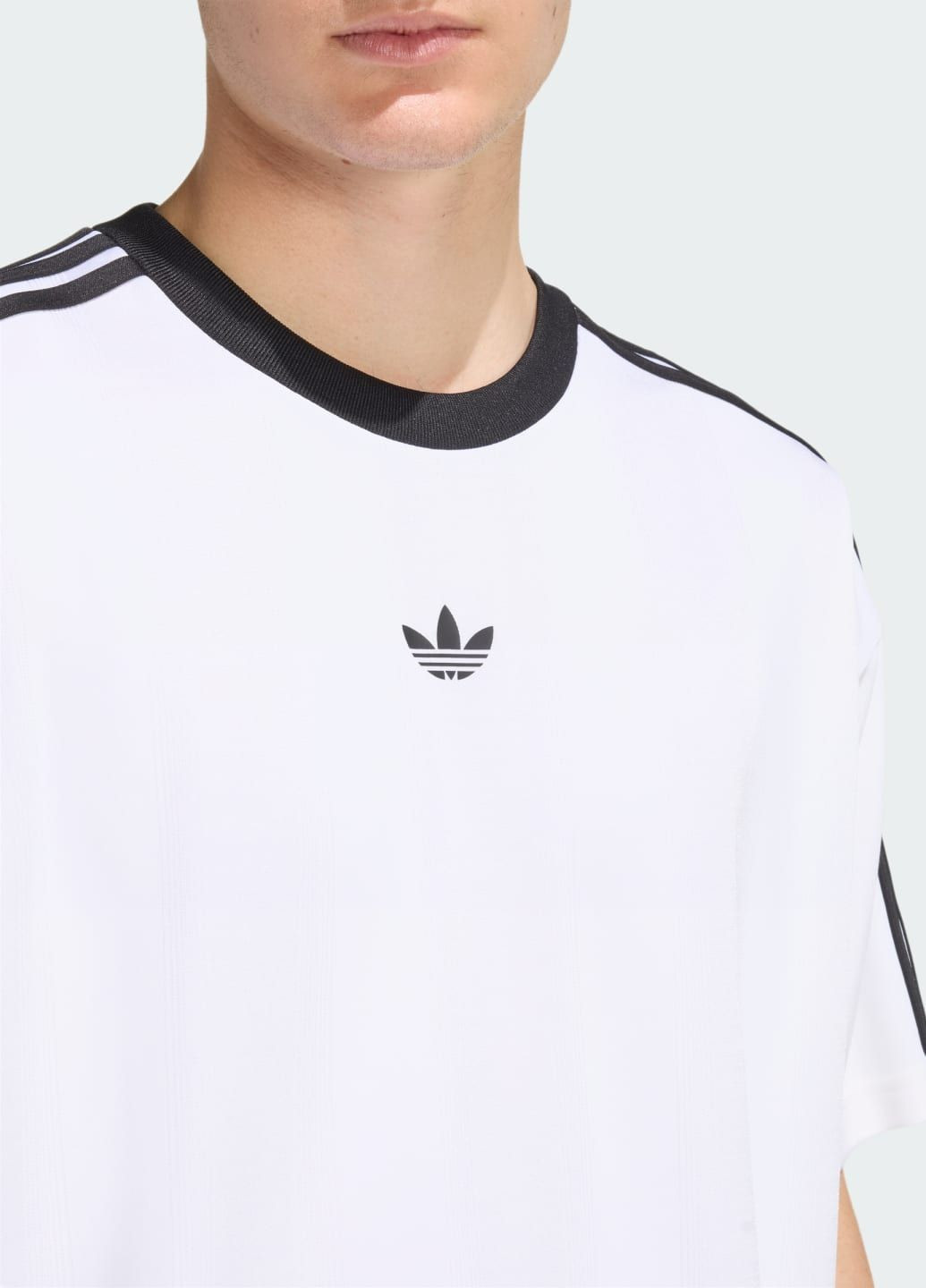 Біла джерсі adicolor jacquard adidas