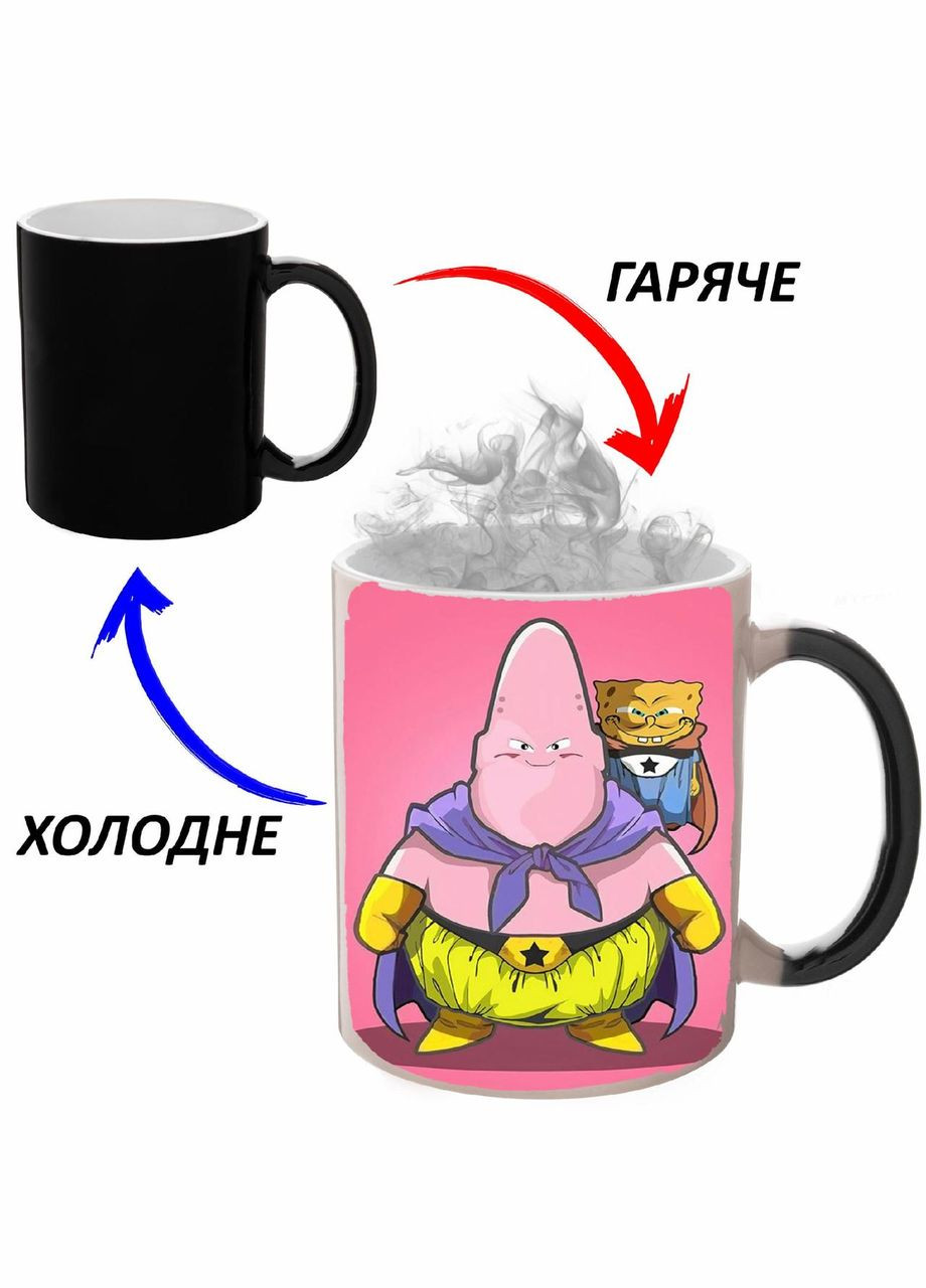 Чашка хамелон (кружка, чашка) Арт #0176 Черная 330 мл No Brand (323472046)