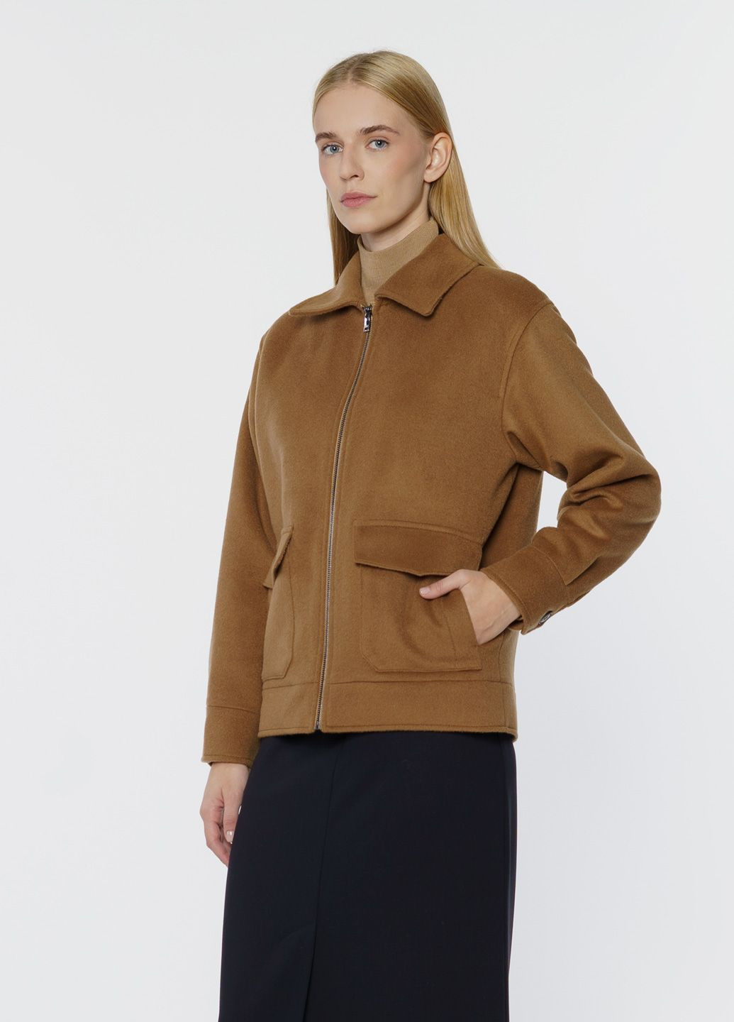 Бежевая зимняя куртка женская бежевая Arber Jacket shirt W2