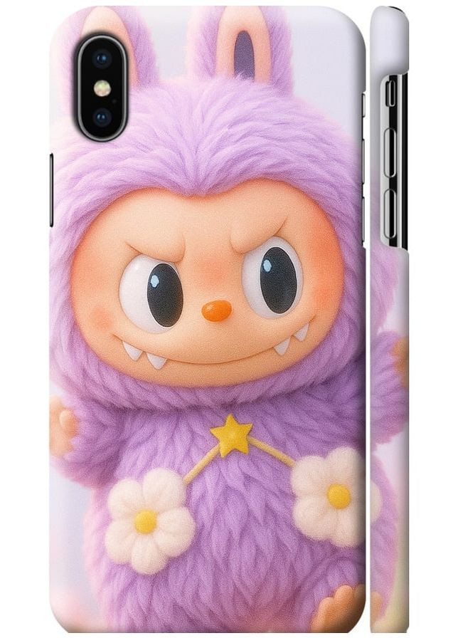 3D пластиковий матовий чохол 'Лабубу' для Endorphone Apple iPhone XS (342124024)
