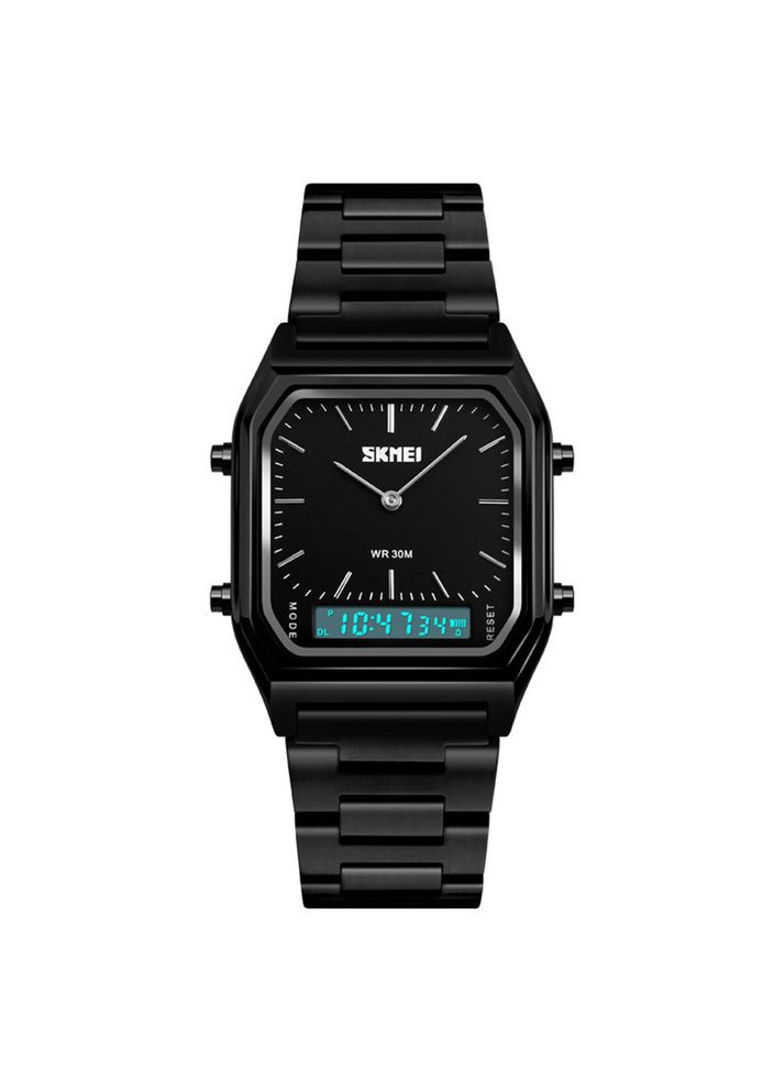 1220BK Black кварцевый сasual, классический Skmei (323079885)