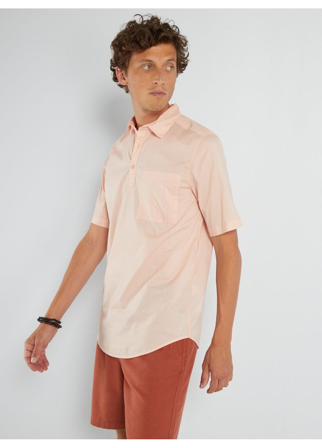 Светло-розовая рубашка Kiabi