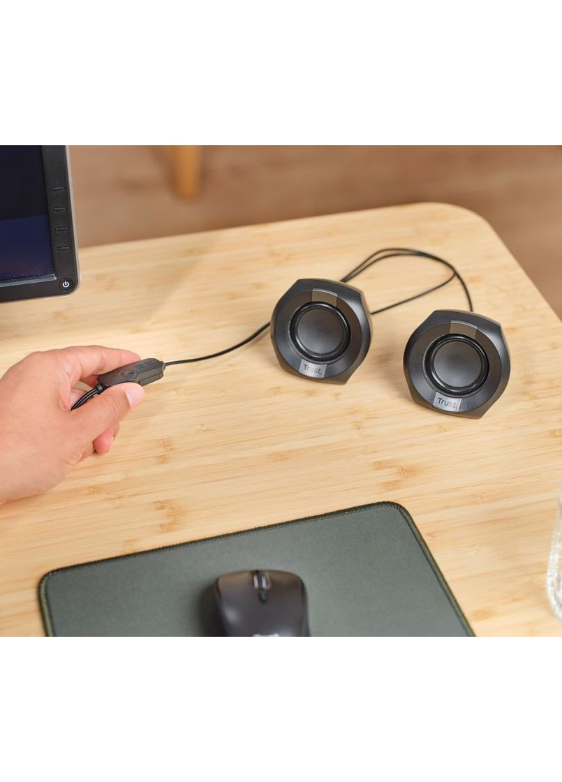 Акустична система 25164_TRUST Polo Compact 2.0, USB/AUX, чорний Trust (361964978)