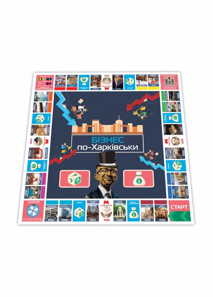 Настільна гра "Монополія Бізнес по-Харківськи" PLR-0027 Flixplay (306436221)