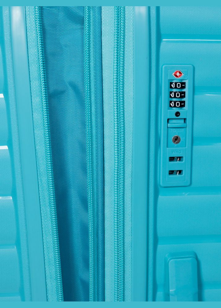 Валіза велика L 49203 поліпропілен Голубий Snowball (297643384)