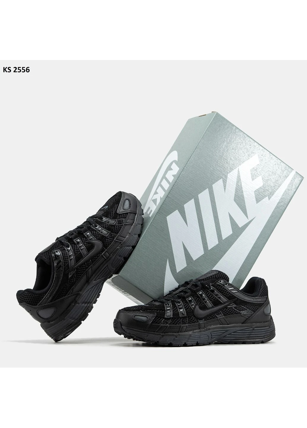 Чорні літні кросівки nike p-6000 total black найк п-6000 No Brand