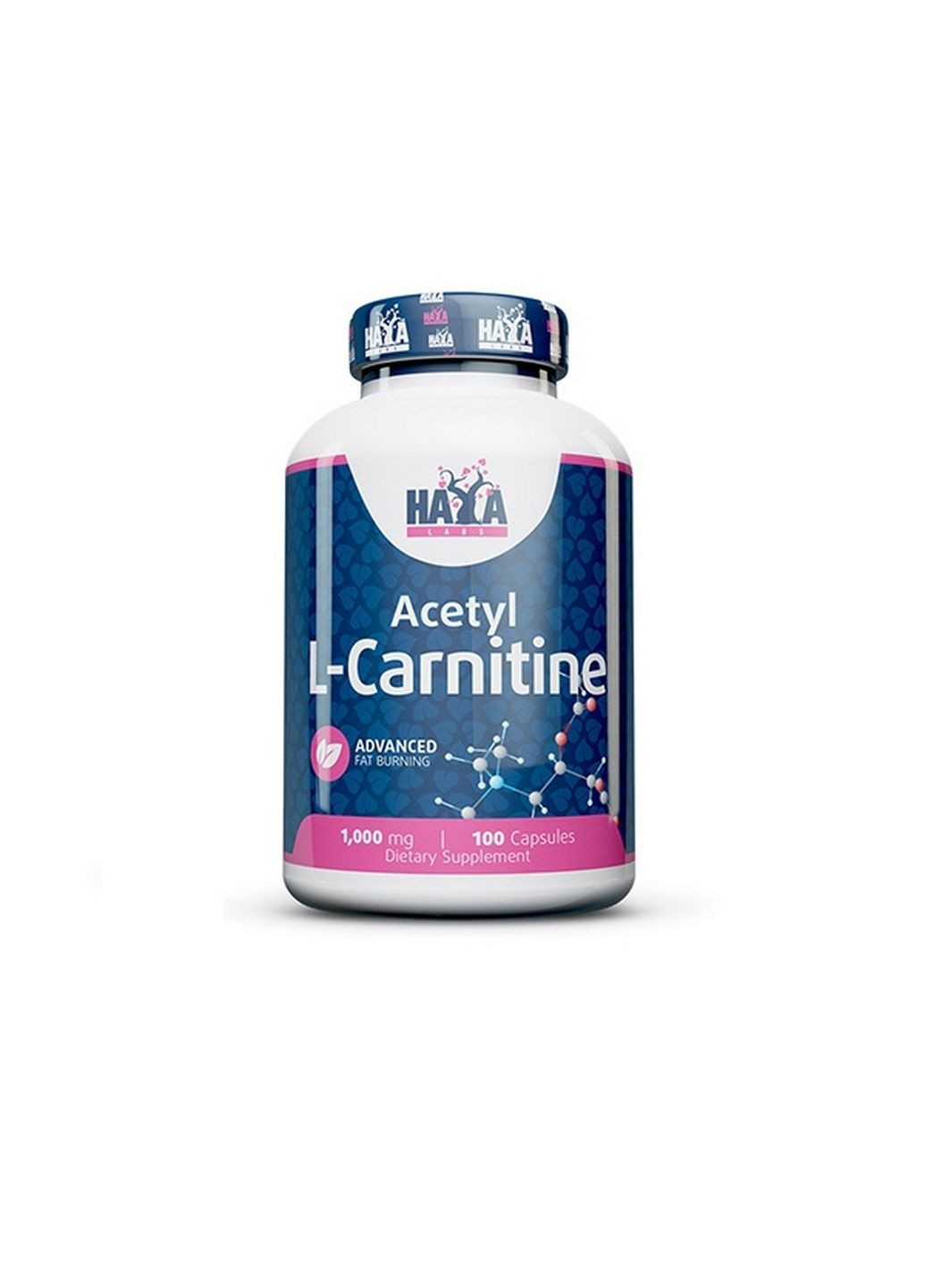 Жироспалювач Acetyl L-Carnitine 1000 mg, 100 капсул Haya Labs (293417387)
