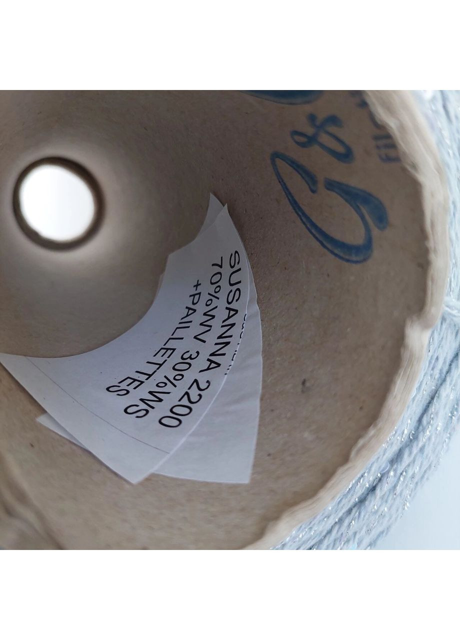 Пряжа меринос з кашеміром та паєткою G&G Susanna No Brand (351581683)