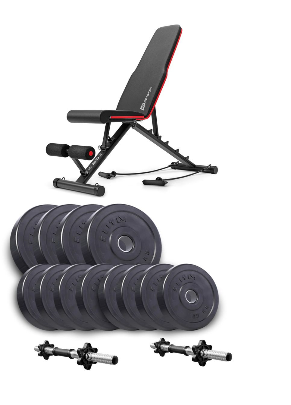 Набір Titan гантелі 2х21кг з лавою HS-2030 HB Elitum (315141005)