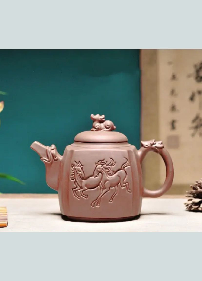 Чайник исин "Тяньцзяо" коричневый 600мл 9200269 Tea Star (285119979)