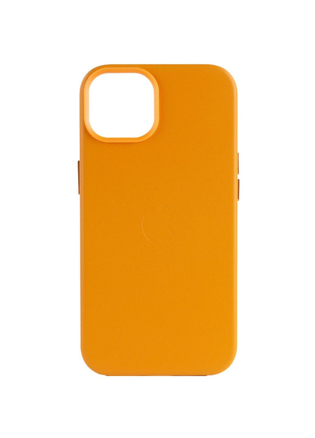 Кожаный чехол Leather Case (AA Plus) with MagSafe для Apple iPhone 14 Plus (6.7") Epik (292131897)