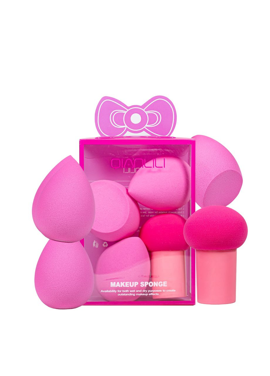 Набір спонжів для макіяжу 3 штуки + спонж для кушона No Brand (302723415)