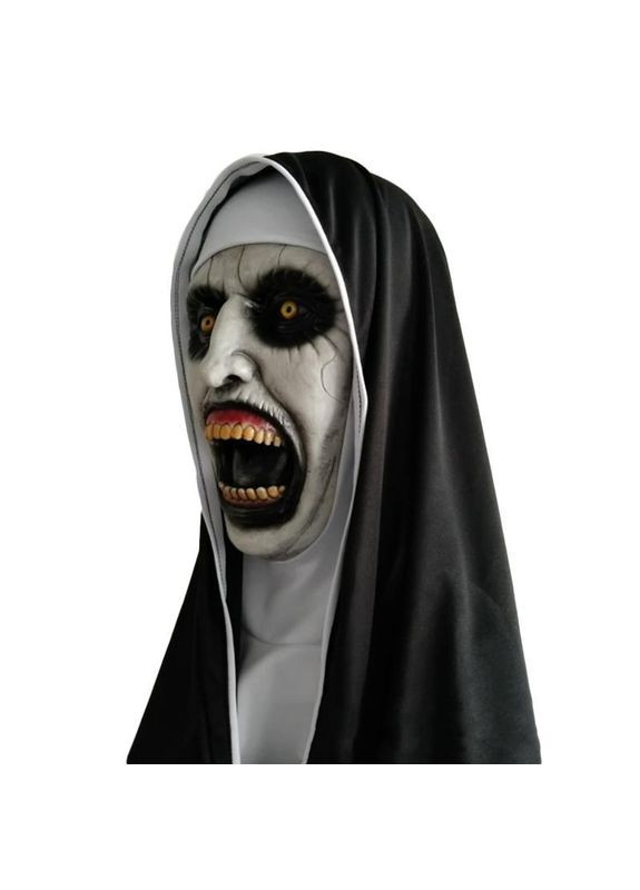 Маска на Хелловін ручної роботи Черниця Nun 28х30х5см [BWHG0915] Heitan No Brand (307837761)