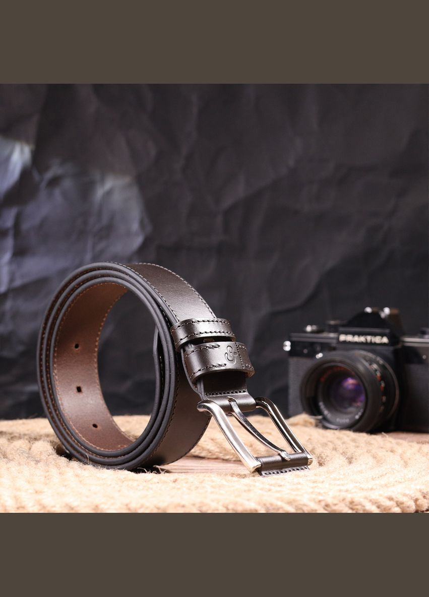 Чоловічий ремінь шкіряний 21462 Grande Pelle (302972186)