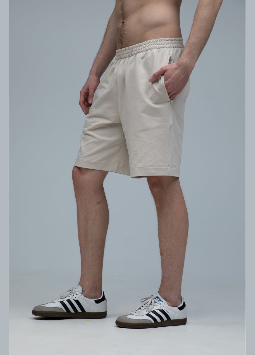 Шорты базовые бежевые мужские RAY Basic (330027222)