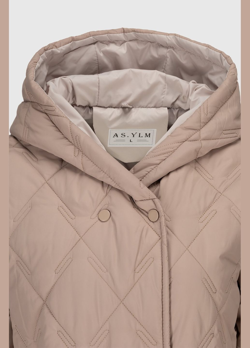 Бежева демісезонна куртка жіноча 1911 (2000990317056d) shop (2000990317056) No Brand