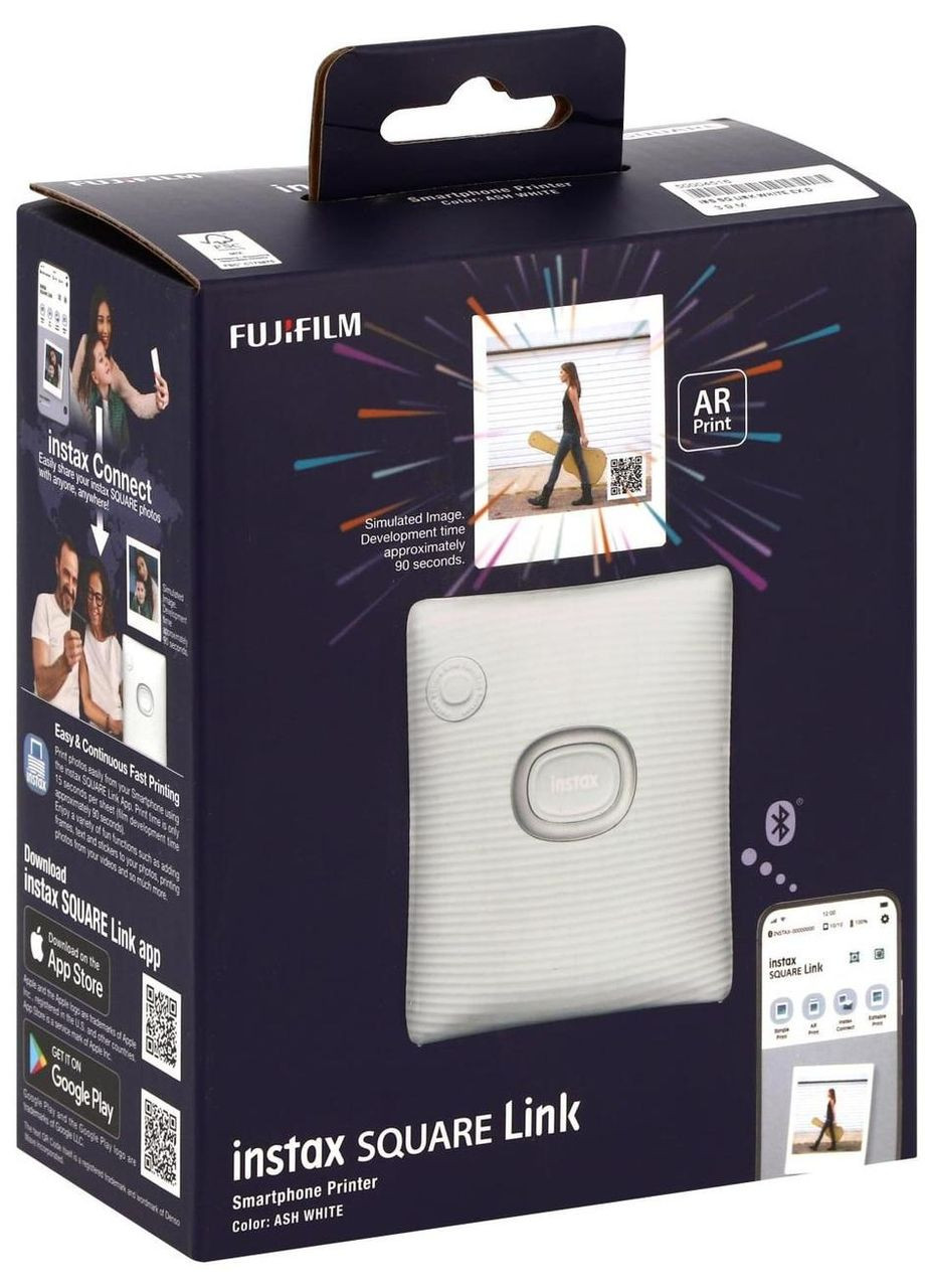 Фотопринтер Instax Square Link Ash White Fujifilm (370872673)