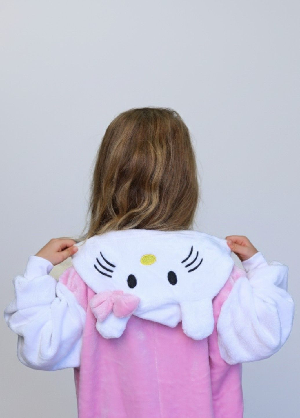 Кигуруми пижама Хеллоу Китти детская розовая плюшевая Lalapka (367837466)