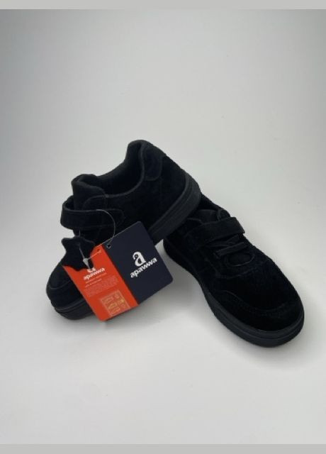 Чорні Осінні замшеві кросівки для хлопчиків тм Apawwa