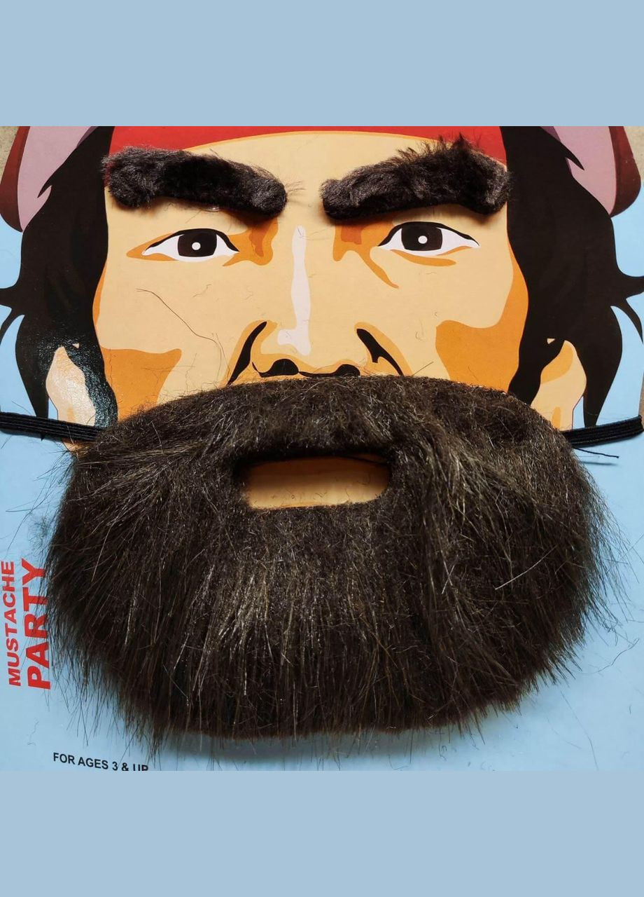 Набор пирата Сэра Генри «Рыжий» Морган. Борода, усы, брови на планшете No Brand (370135515)