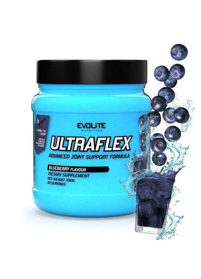 Препарат для суглобів і зв'язок Ultra Flex, 390 грам - Чорниця Evolite Nutrition (330034133)