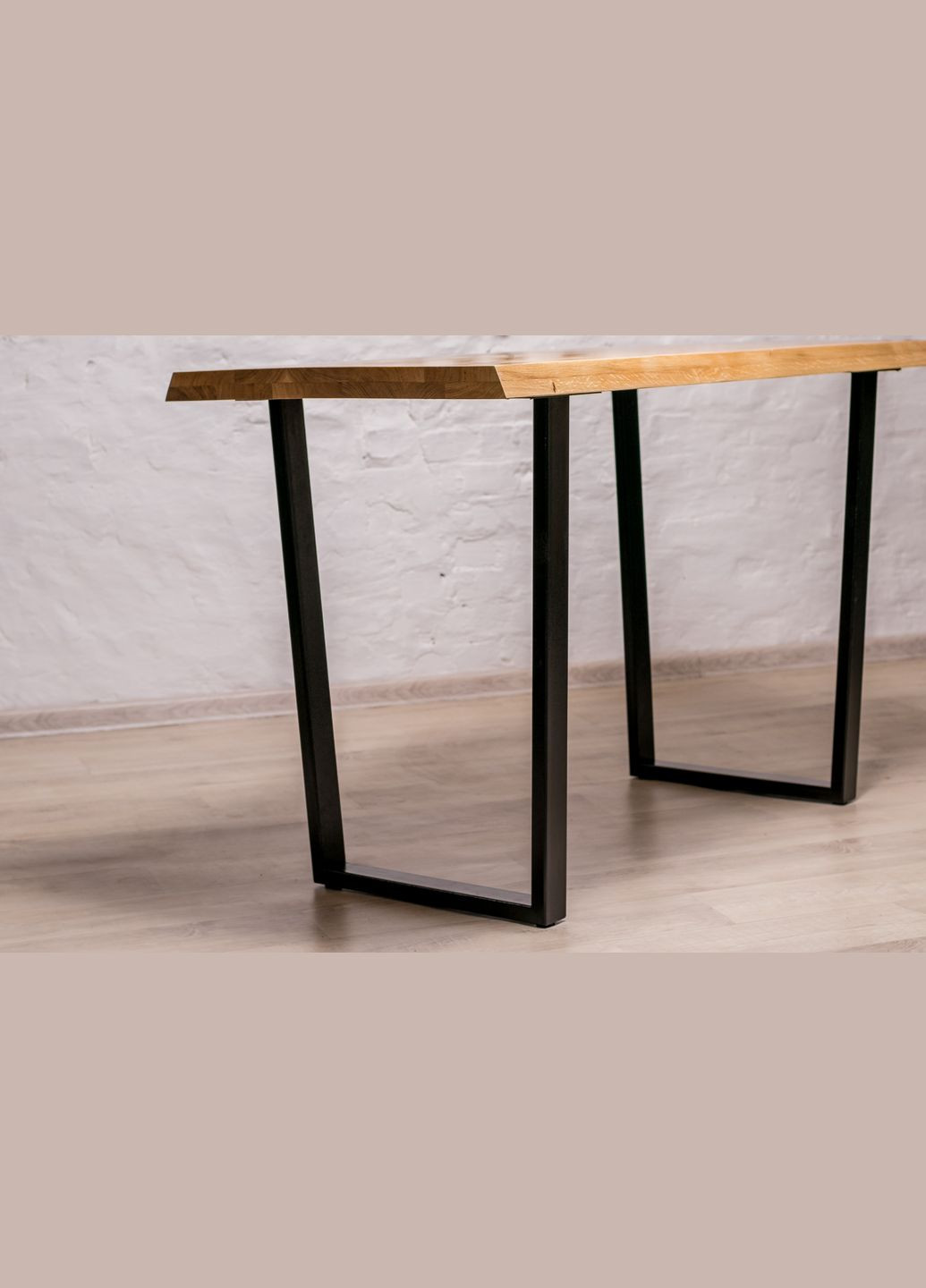 Стол с живыми краями M (дуб) Дубовый столик для работы EcoWalnut (294613526)