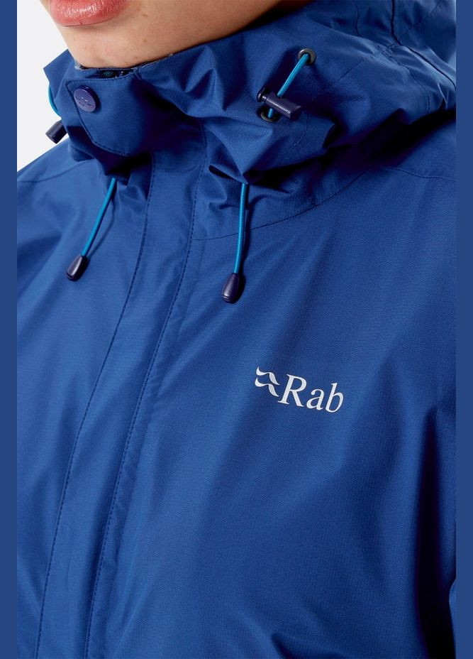 Сіра демісезонна куртка downpour eco jacket women's Rab