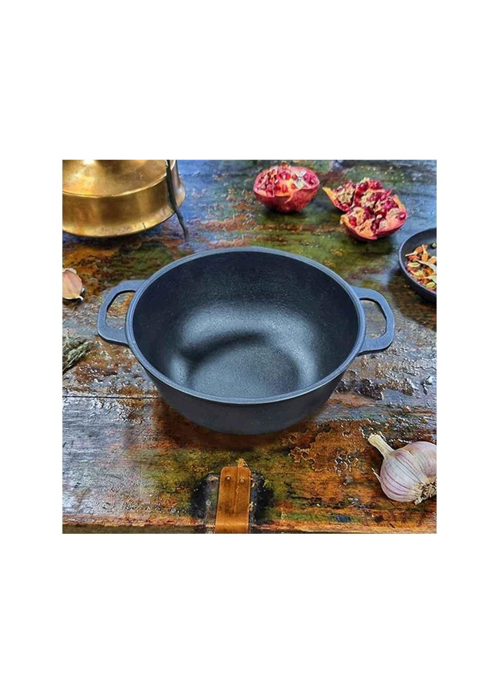 Каструля 2л чавунна лита Т401Ук ТМ Maysternya (305203831)