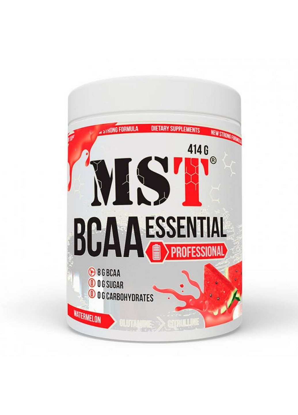 Аминокислота BCAA BCAA Essential Professional, 414 грамм Арбуз MST (293417690)