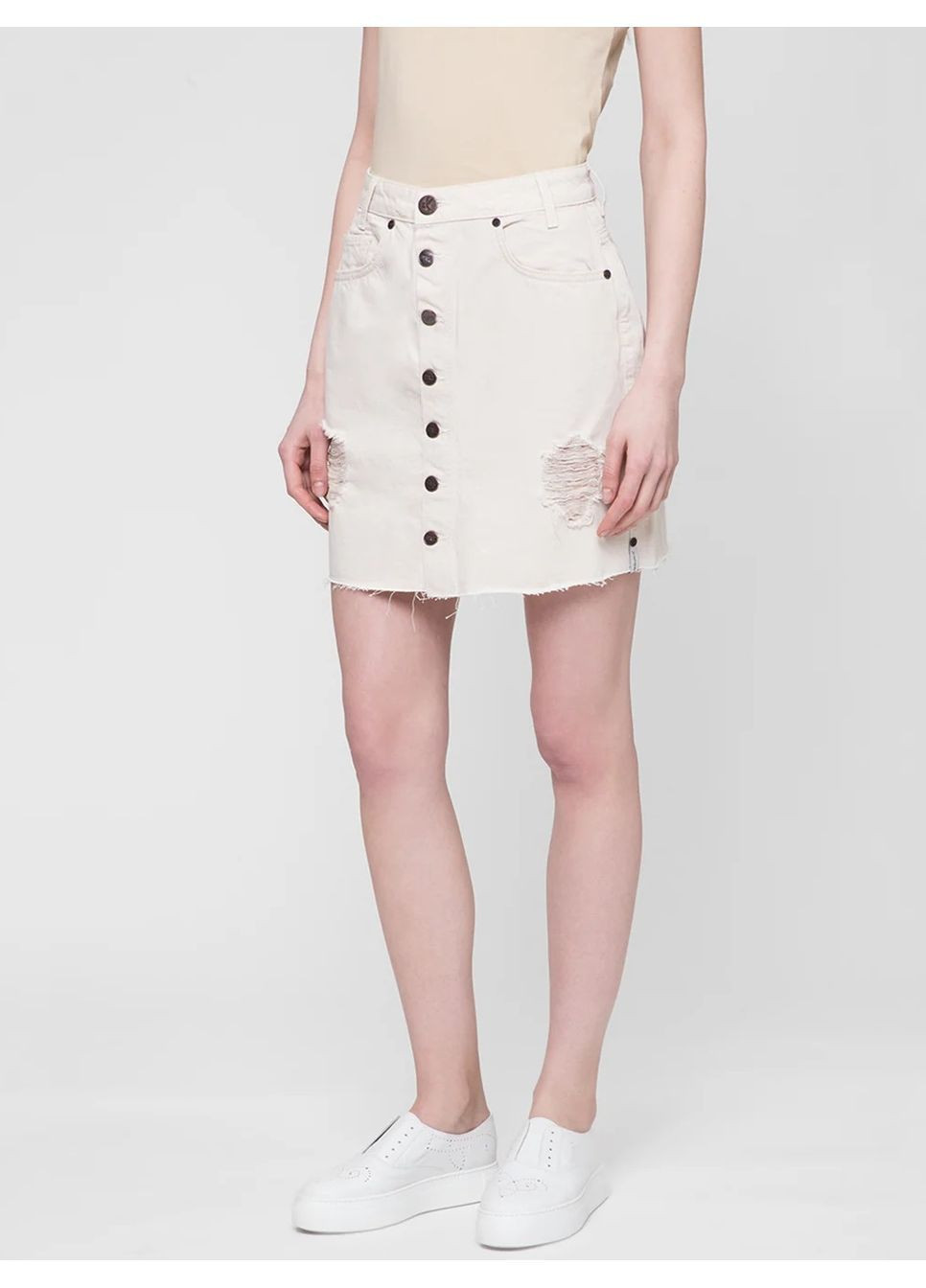 Бежевая юбка One Teaspoon