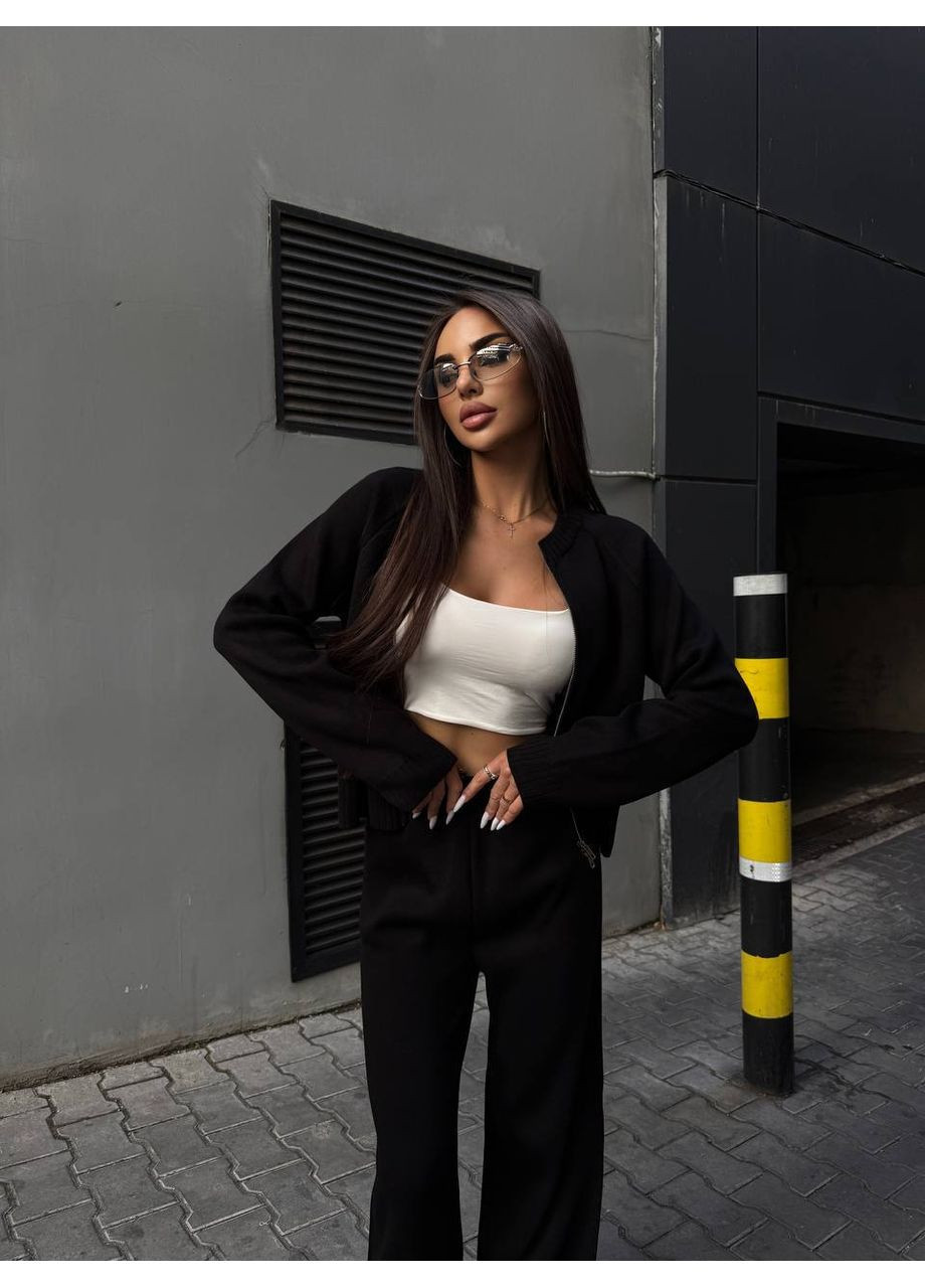 Универсальный женский костюм 2-ка черного цвета 35463 No Brand (365241460)