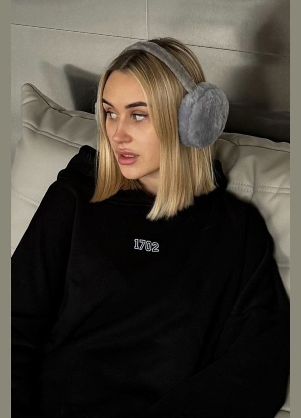 Жіночі теплі хутряні навушники Without (314696455)