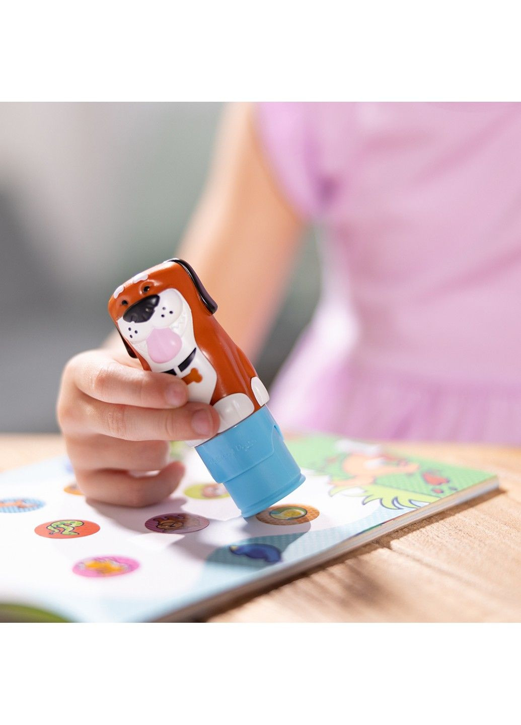 . Sticker WOW: Набор из блокнота и штампа с наклейками «Щенок» Melissa & Doug (360767935)