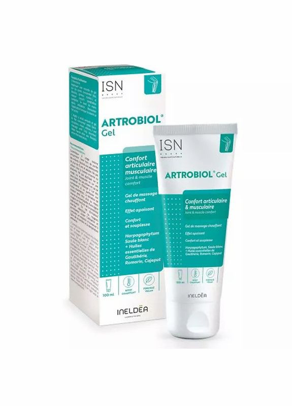 Гель ISN Артробіол для зняття болю в м'язах та суглобах / ARTROBIOL GEL, 100 мл (IN46) Ineldea Sante Naturelle (314809270)