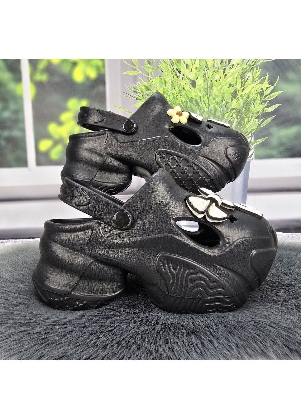 Кроксы женские на платформе Fashion (322236585)