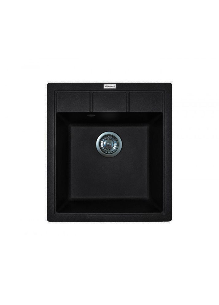Кухонна мийка зі штучного каменю/кварцева 460х515х200мм, квадратна BRICK Антрацит (31370460515) Adamant (368157276)