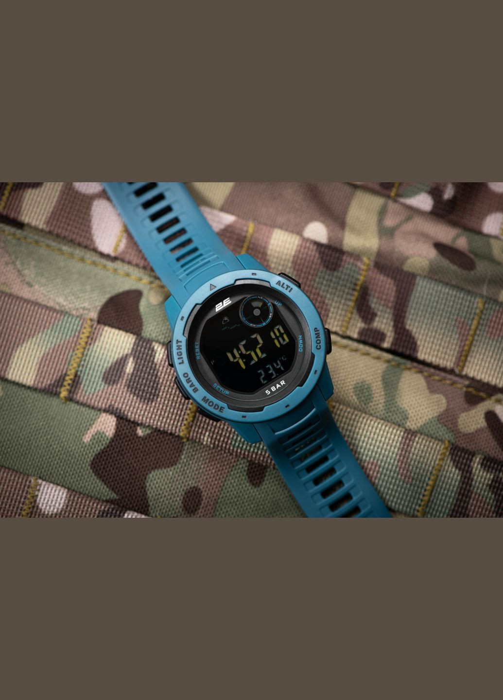 Тактические часы Delta X Blue с компасом и шагомером 2E Tactical (315029293)