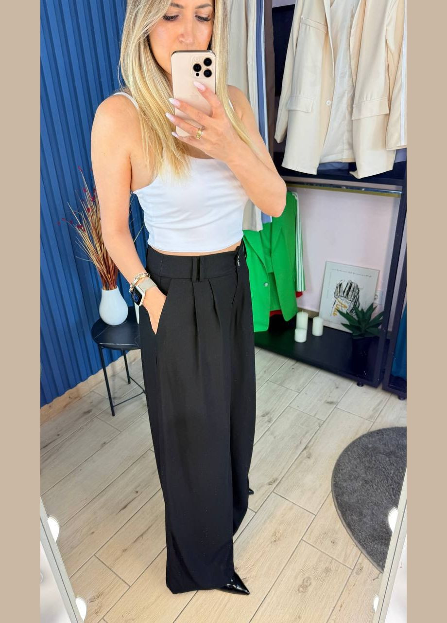 Штани палаццо жіночі з льону Adelante (335379318)