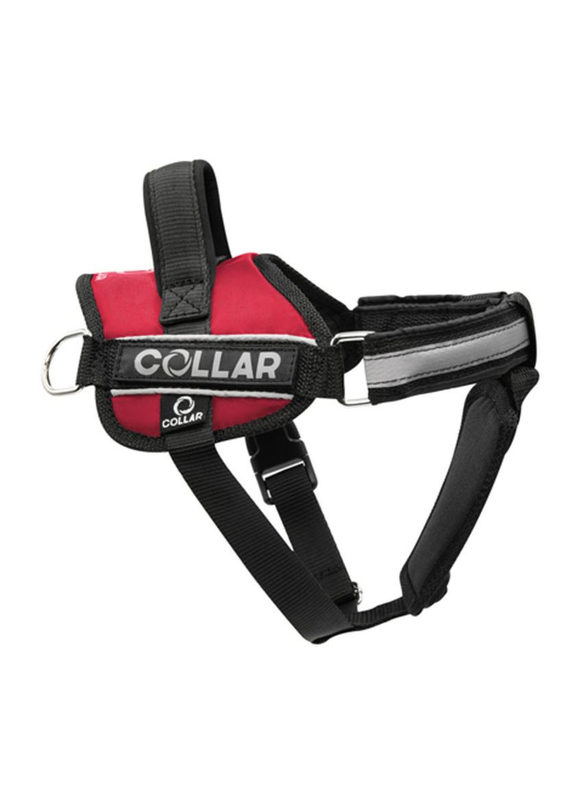 Шлея POLICE №5 з ліхтариком В: 85-115см червоний Dog Extreme (320098005)