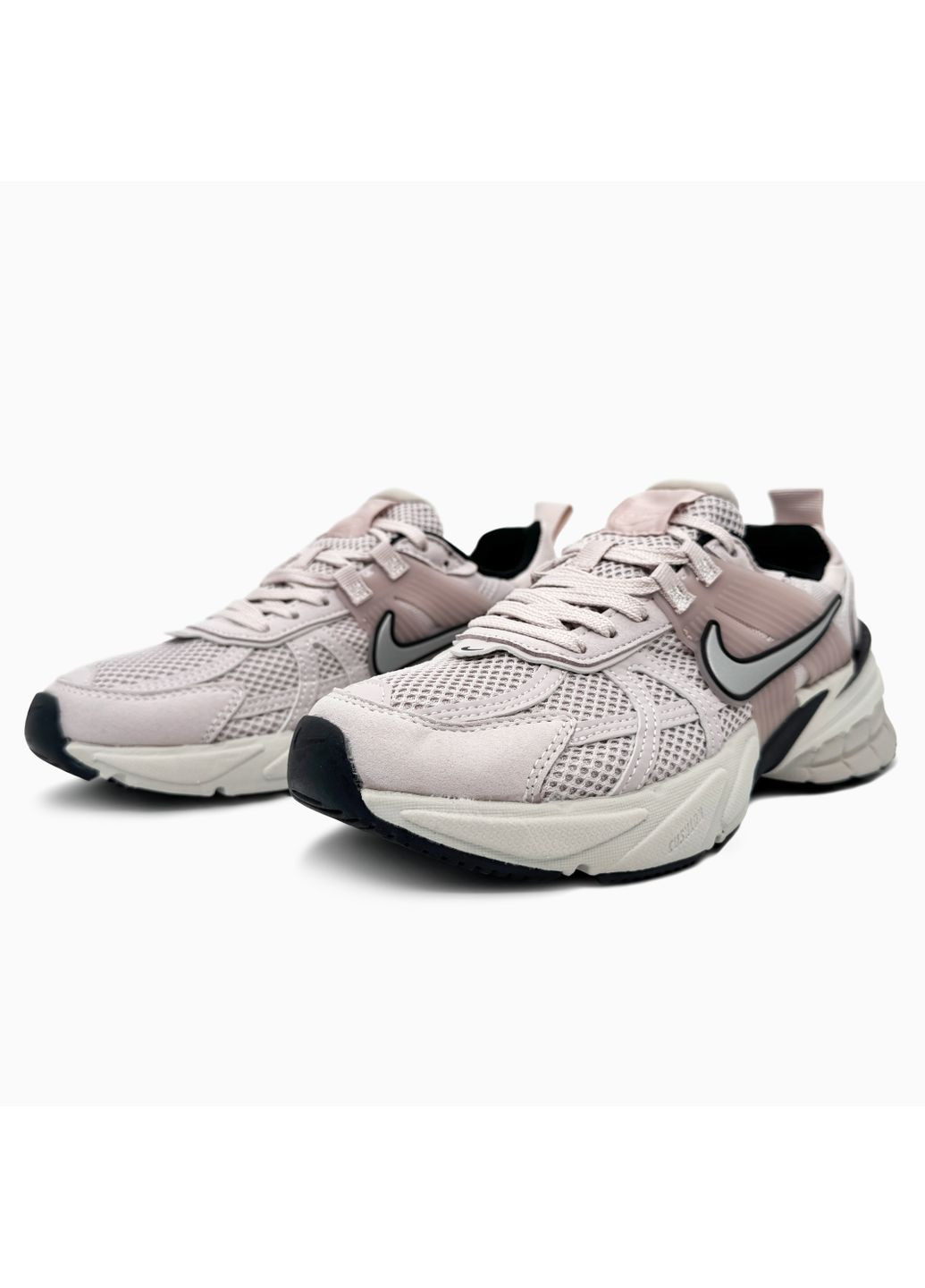 Рожеві Осінні кросівки чоловічі nike v2k runtekk light pink найк в2к рантекк No Brand