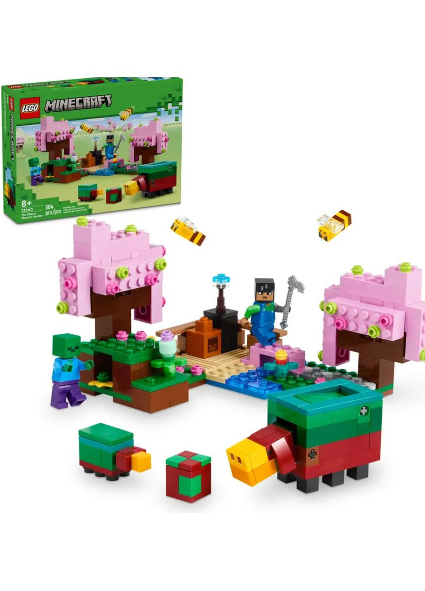 Конструктор Лего Майнкрафт Сад квітучої вишні Minecraft The Cherry Blossom Garden 21260 Lego (372125330)