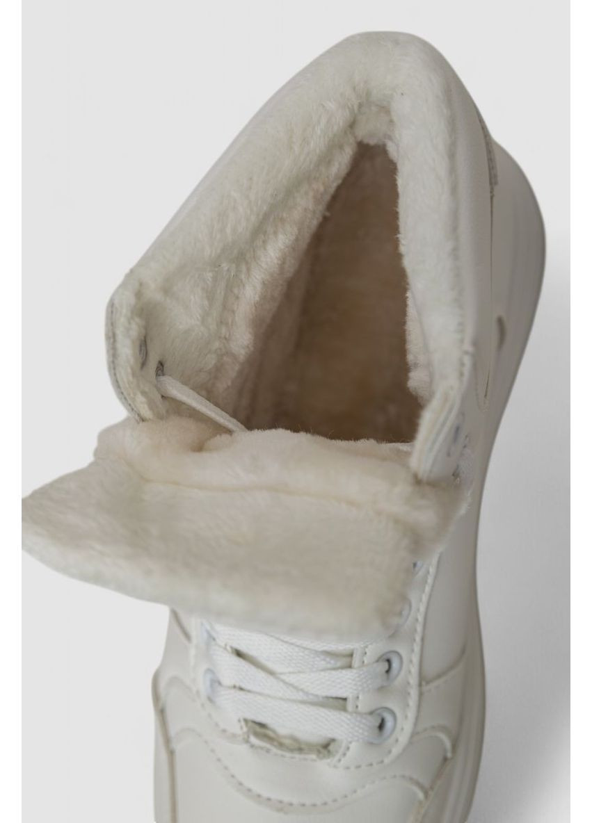 Білі Осінні кросівки чоловічі зимові на хутрі Ager 248RAJ06