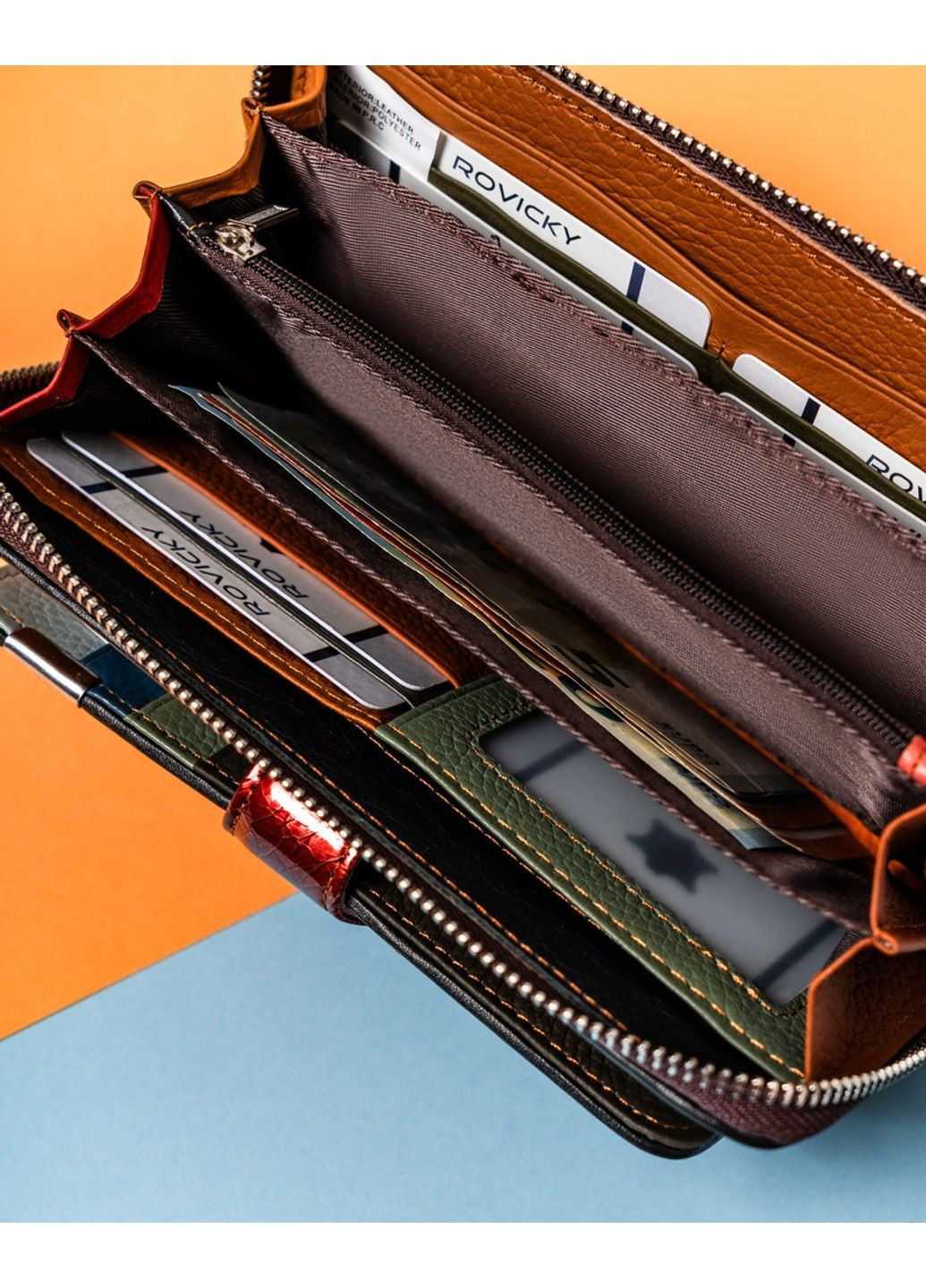 Гаманець жіночий шкіряний R-6077-PAT Rovicky (339041390)