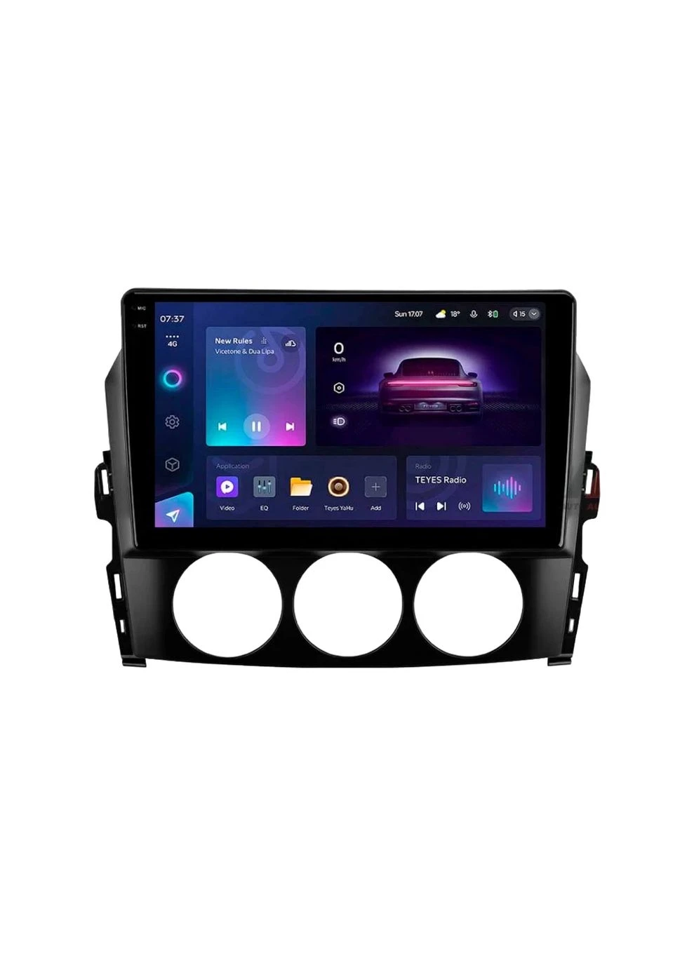 Штатна магнітола CC3 2K 6+128 Gb Mazda MX-5 III 3 NC 2008-2015 9" Teyes (378898956)