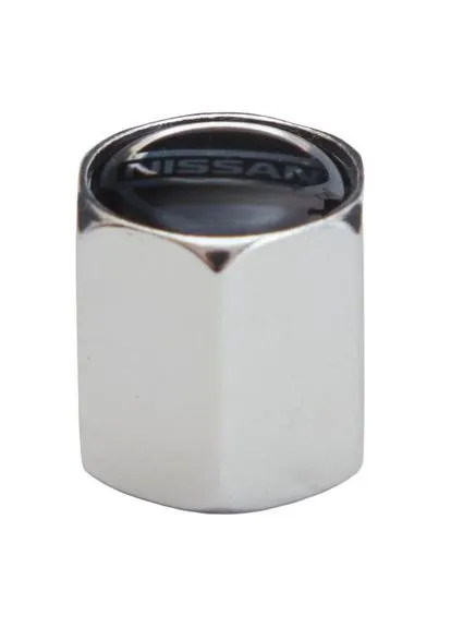 Колпачки на нипель модельные з брелоком Chrom CN NISSAN No Brand (388243448)