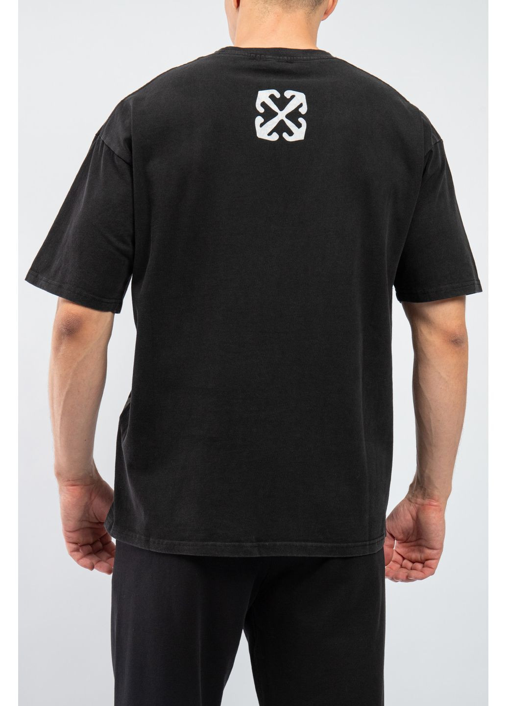 Черная футболка Off White