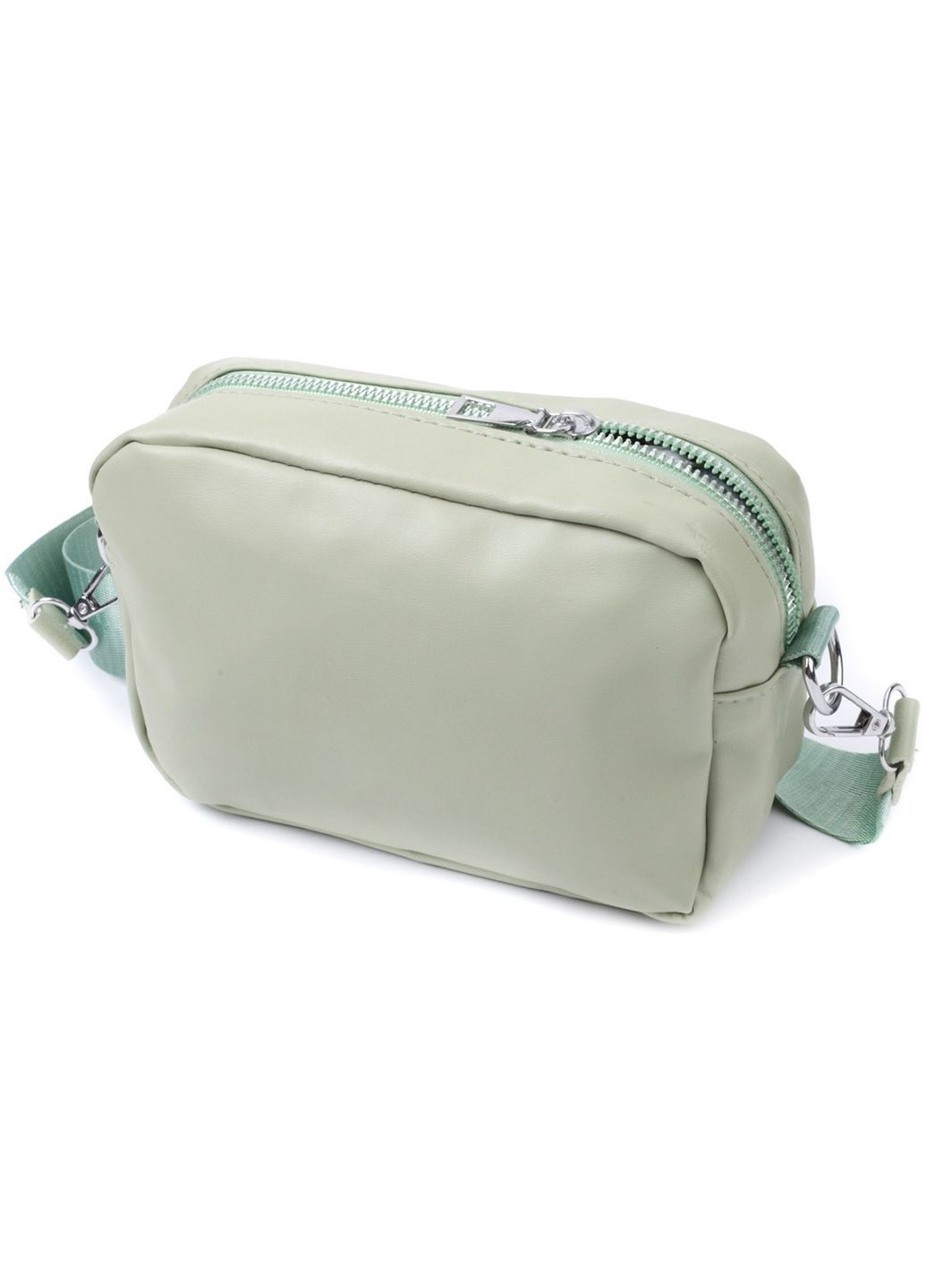 Стильна жіноча сумка крос-боді з монетницею з екошкіри. 19,5х12,5х6,5 см Vintage (315872585)